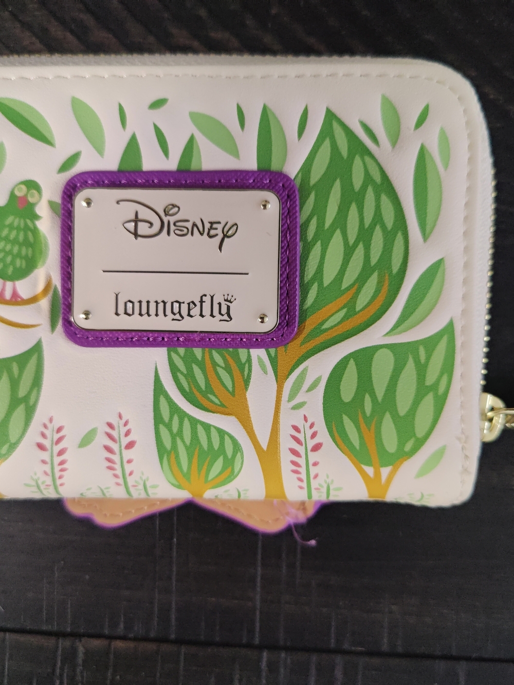 Loungefly Disney Rapunzel Pascal Wallet — White, Green & Purple - Picture 2 of 2